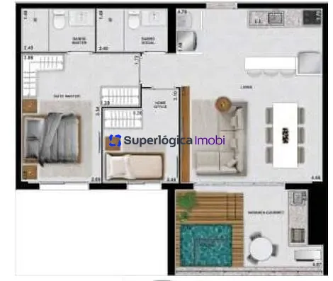 Apartamento, 1 quarto, 53 m² - Foto 35
