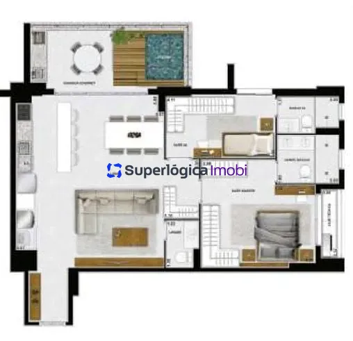 Apartamento, 1 quarto, 53 m² - Foto 38