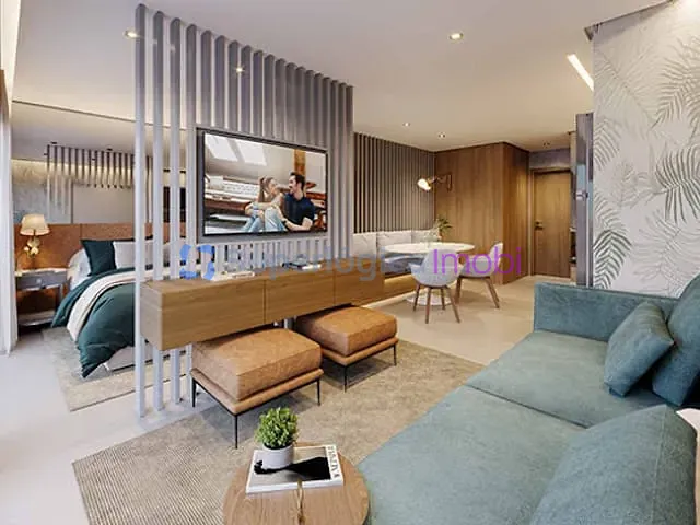 Studio 1 quarto e 2 banheiros, à venda, no bairro Jardim Goiás em Goiânia