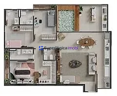 Apartamento, 3 quartos, 129 m² - Foto 51