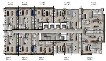 Apartamento, 2 quartos, 68 m² - Foto 46