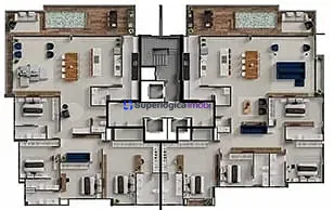 Apartamento, 2 quartos, 68 m² - Foto 43