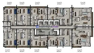 Apartamento, 2 quartos, 68 m² - Foto 46