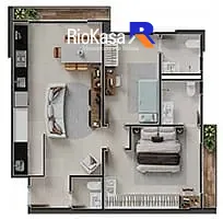 Apartamento, 2 quartos, 74 m² - Foto 48