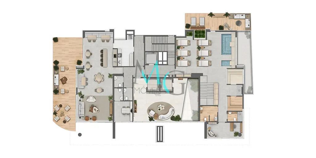 Apartamento, 4 quartos, 231 m² - Foto 54
