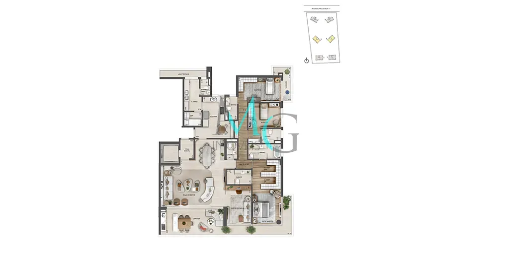 Apartamento, 4 quartos, 231 m² - Foto 60