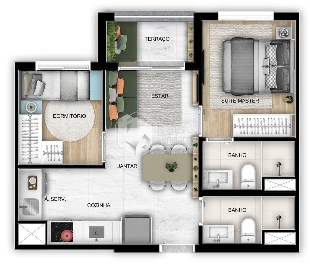 Apartamento à venda com 2 quartos, 42m² - Foto 31
