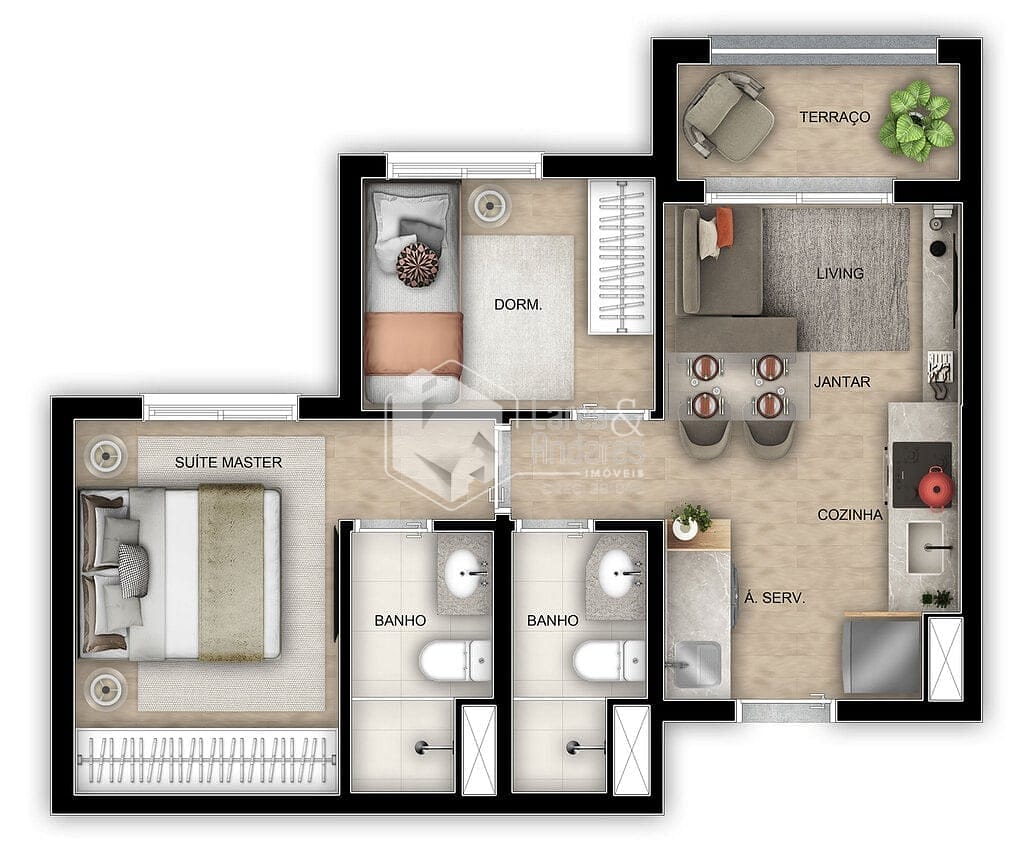 Apartamento à venda com 2 quartos, 42m² - Foto 33