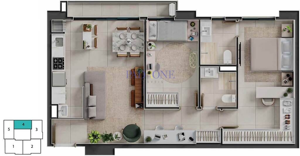 Apartamento à venda com 2 quartos, 70m² - Foto 41