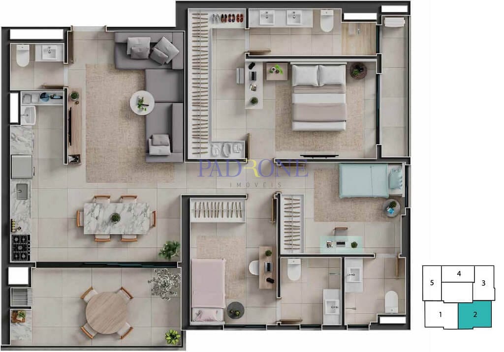 Apartamento à venda com 2 quartos, 70m² - Foto 45