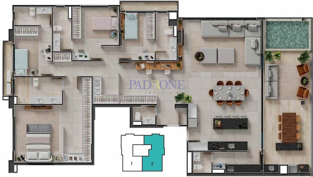 Apartamento à venda com 2 quartos, 70m² - Foto 48