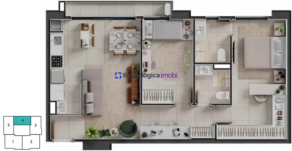 Apartamento, 2 quartos, 80 m² - Foto 41