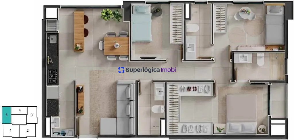 Apartamento, 2 quartos, 80 m² - Foto 42