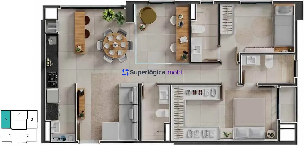 Apartamento, 2 quartos, 80 m² - Foto 43
