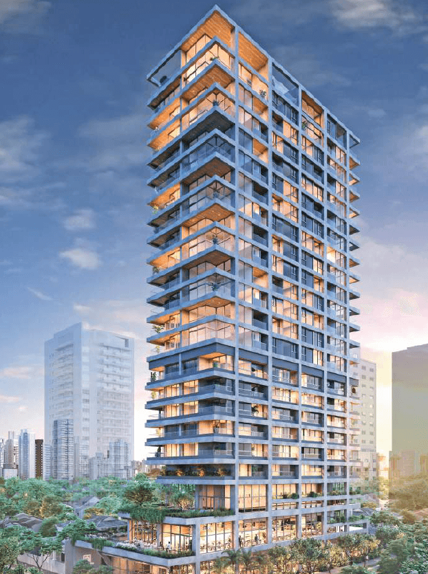 Cobertura Duplex à venda 3 Quartos 2 Suites 3 Vagas 209.44M² Itaim Bibi São Paulo - SP | 155 Jerônimo - Residencial
