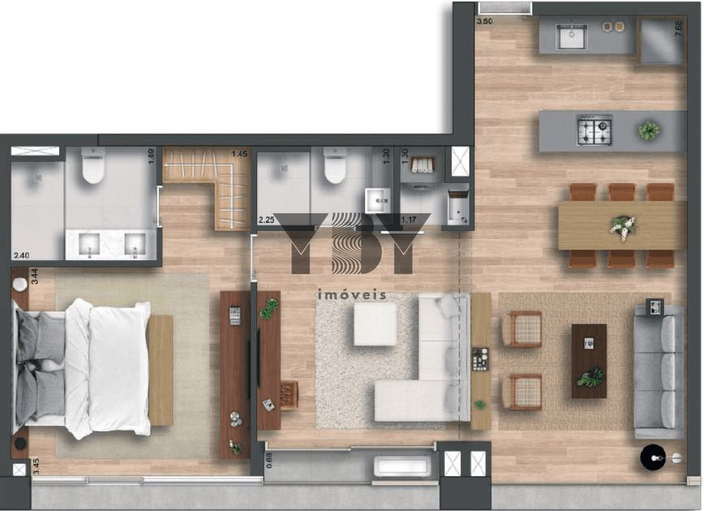 Apartamento, 2 quartos, 137 m² - Foto 22