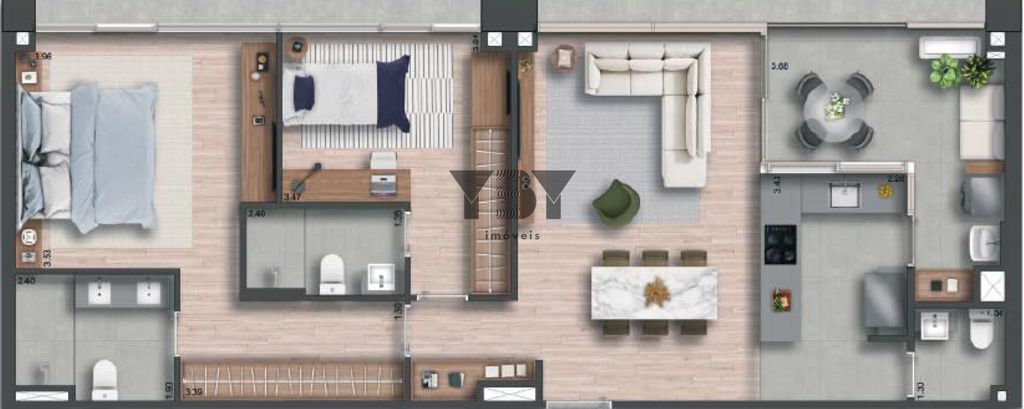 Apartamento, 2 quartos, 137 m² - Foto 24