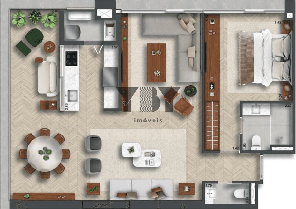 Apartamento, 2 quartos, 137 m² - Foto 25