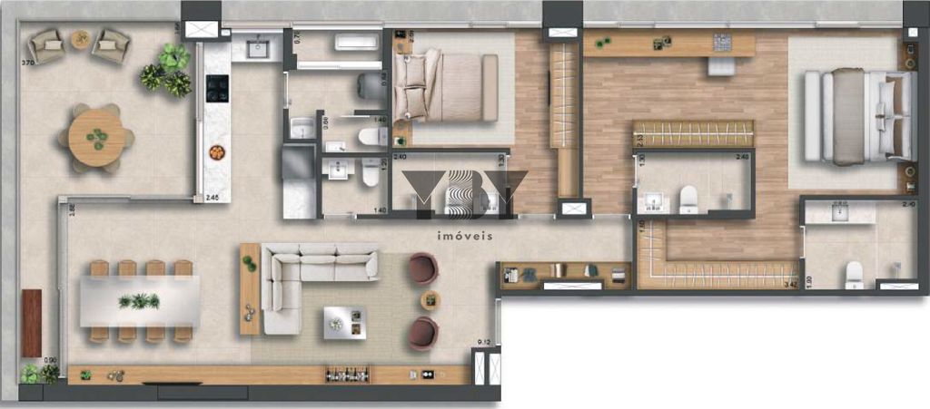 Apartamento, 2 quartos, 137 m² - Foto 28