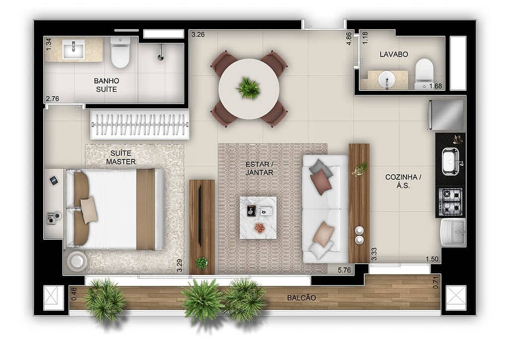 Apartamento, 3 quartos, 129 m² - Foto 30