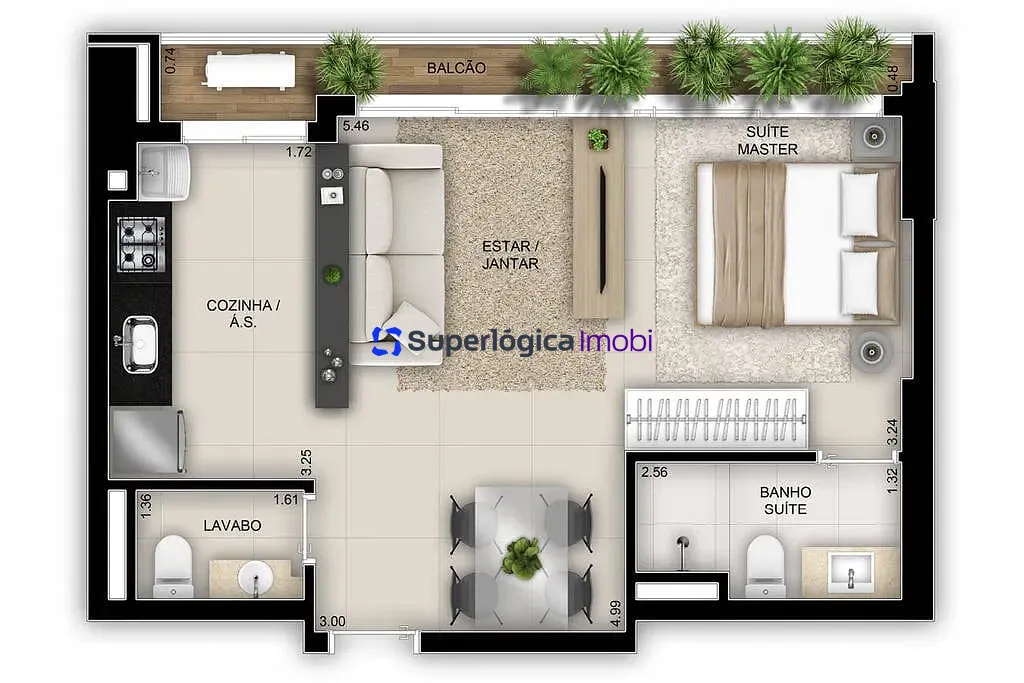 Apartamento, 2 quartos, 96 m² - Foto 28