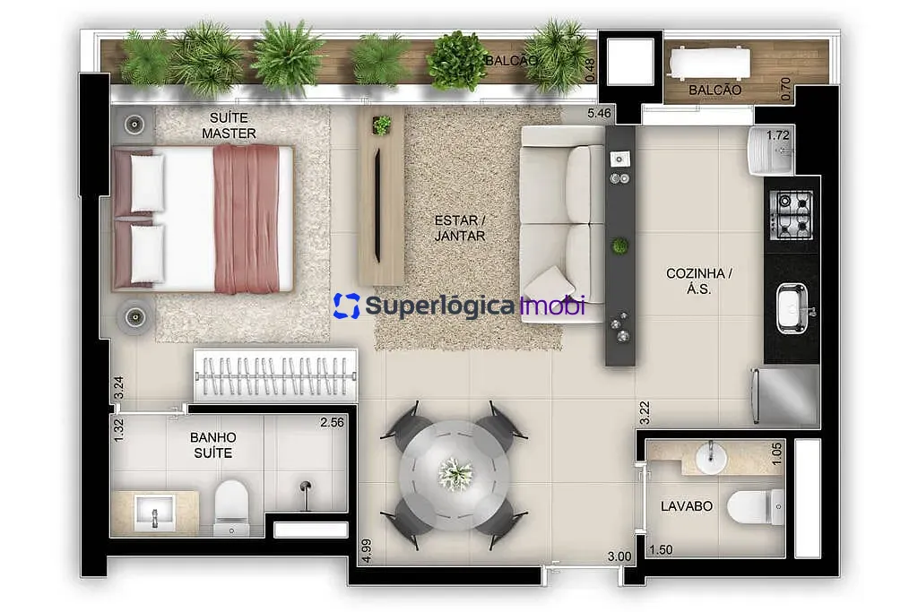 Apartamento, 2 quartos, 96 m² - Foto 32