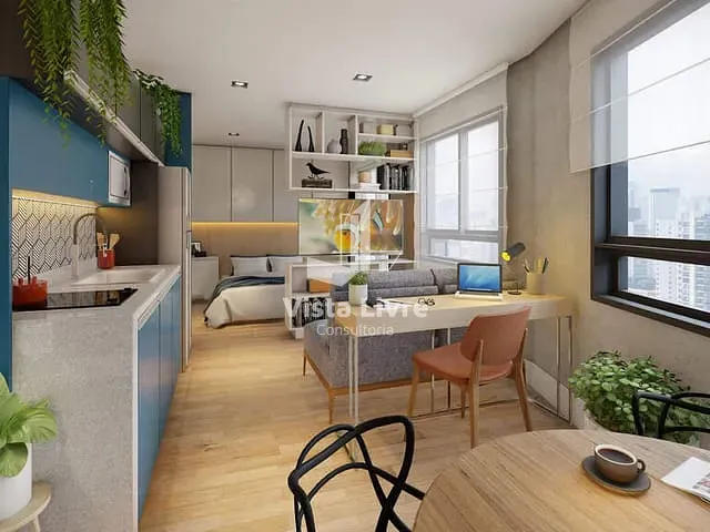 Apartamento com 55m² 1 quarto e 1 banheiro, à venda, no bairro Vila Mariana em São Paulo