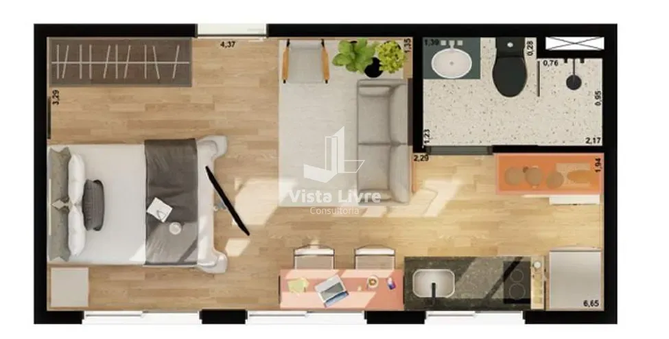 Apartamento, 1 quarto, 55 m² - Foto 17