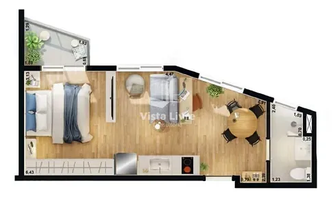 Apartamento, 1 quarto, 55 m² - Foto 19