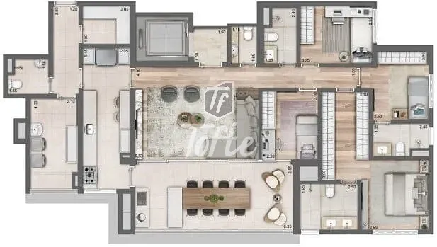 Apartamento, 4 quartos, 161 m² - Foto 14