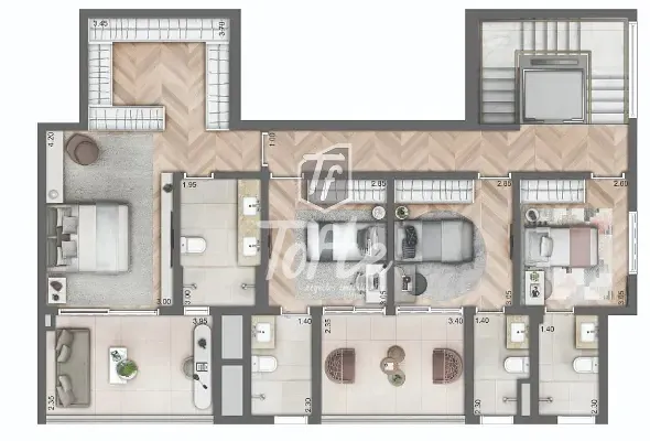 Apartamento, 4 quartos, 161 m² - Foto 21