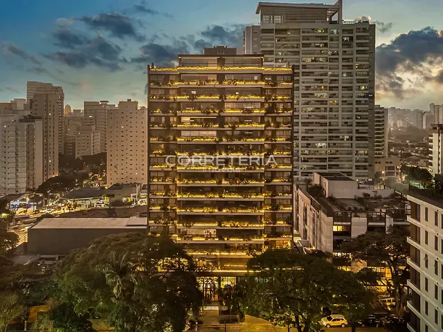 Apartamento 4 quartos e 6 banheiros, à venda, no bairro Brooklin Novo em São Paulo