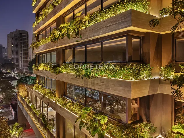 Apartamento 4 quartos e 6 banheiros, à venda, no bairro Brooklin Novo em São Paulo