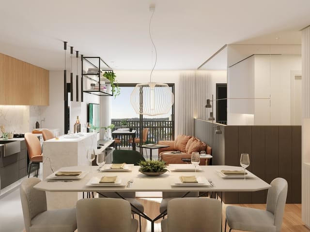 Foto do Apartamento - Apartamento à venda 3 Quartos 1 Suite 1 Vaga 73.35M² Tingui Curitiba - PR | Jardim dos Manacás | Vibra Imob