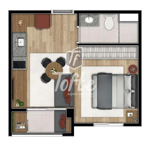 Apartamento, 1 quarto, 25 m² - Foto 31