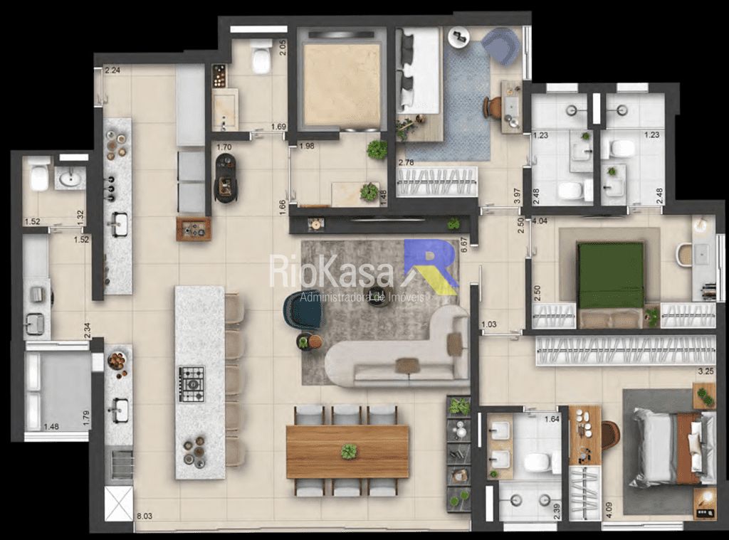 Apartamento, 3 quartos, 153 m² - Foto 21