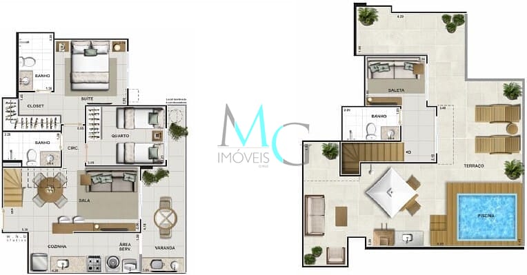 Apartamento, 2 quartos, 58 m² - Foto 27