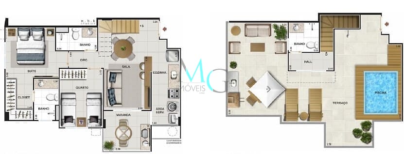 Apartamento, 2 quartos, 58 m² - Foto 28