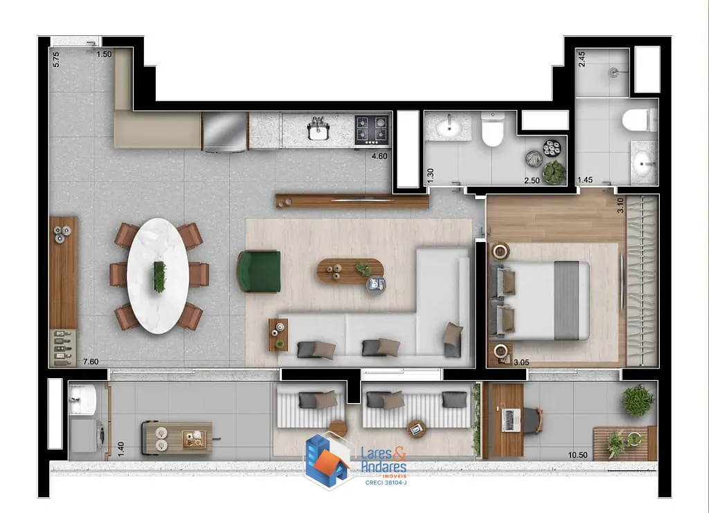 Apartamento, 2 quartos, 78 m² - Foto 16