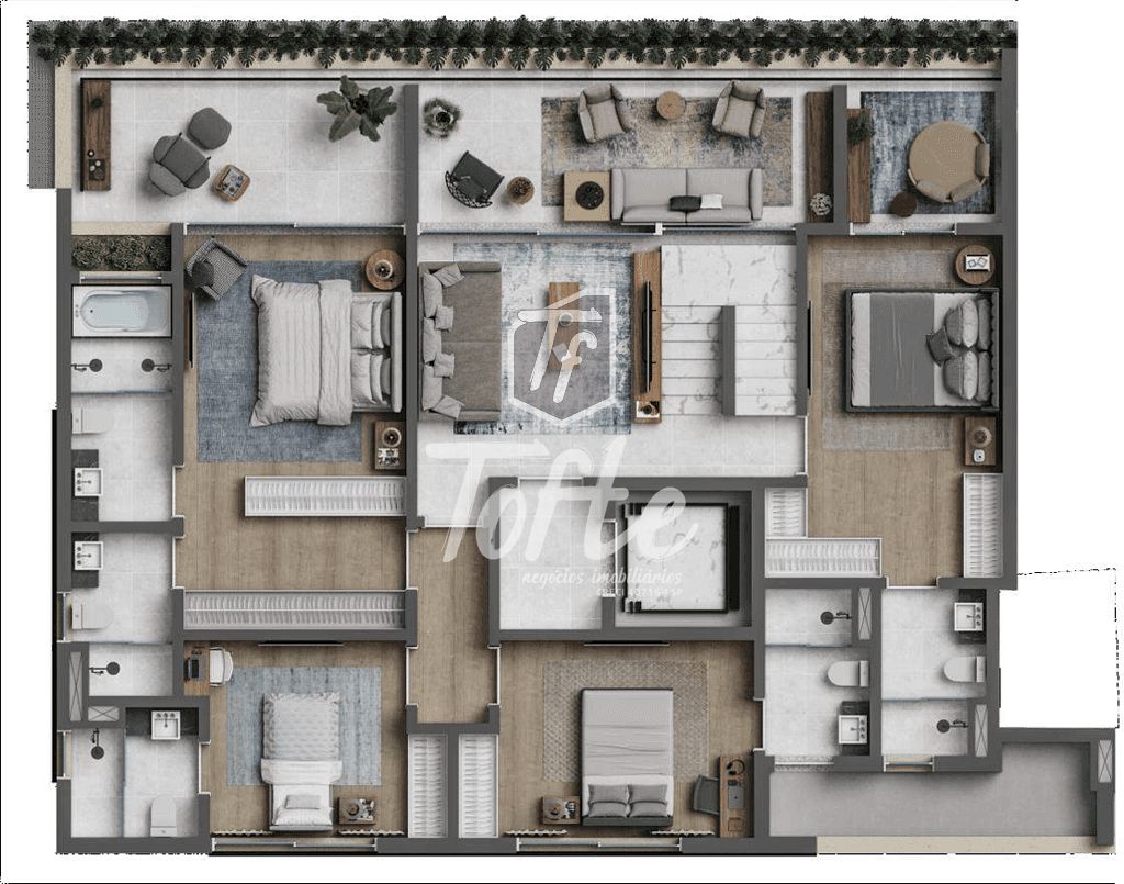 Cobertura, 4 quartos, 338 m² - Foto 24