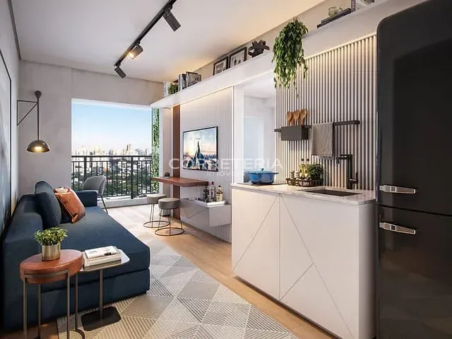 Apartamento 2 quartos e 2 banheiros, à venda, no bairro Campo Belo em São Paulo
