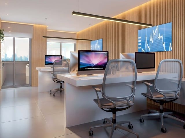 Foto do Apartamento - Sala com Área Ext. à venda 22M² Brooklin Paulista São Paulo - SP | Retrato By Diálogo Offices - Comercial | Correteria Imóveis