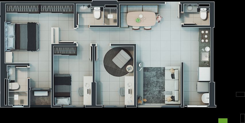 Apartamento, 3 quartos, 81 m² - Foto 41