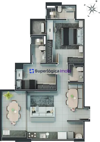 Apartamento, 3 quartos, 81 m² - Foto 37