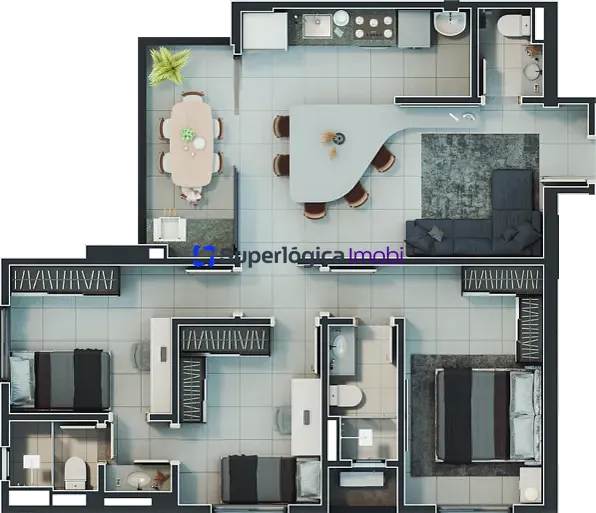 Apartamento, 3 quartos, 81 m² - Foto 40