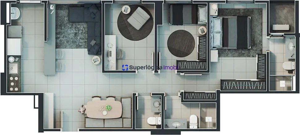 Apartamento, 2 quartos, 76 m² - Foto 39