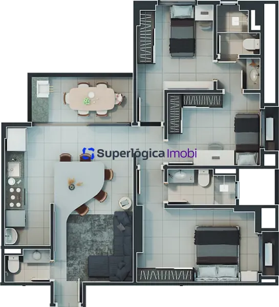 Apartamento, 3 quartos, 91 m² - Foto 36