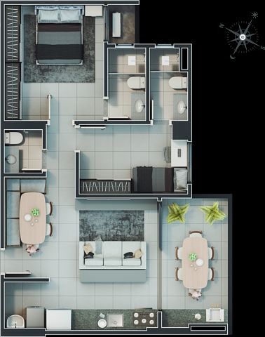 Apartamento, 3 quartos, 86 m² - Foto 35