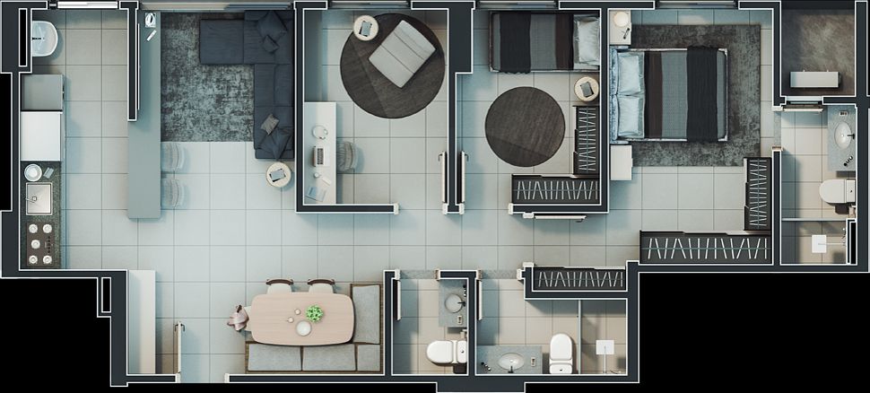 Apartamento, 3 quartos, 86 m² - Foto 39