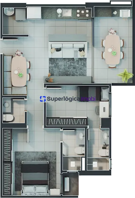 Apartamento, 3 quartos, 86 m² - Foto 34